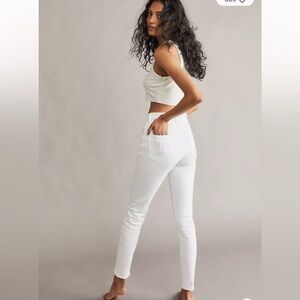 Free People Montana High Rise White Skinny Jeans